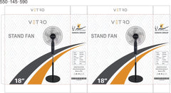 Vetro 18-Inch Stand Fan FS45-508