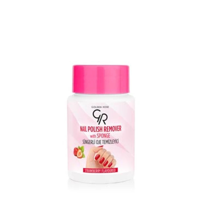 Golden Rose Nail Polish Remover – Strawberry Sponge 65ml