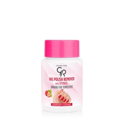Golden Rose Nail Polish Remover – Strawberry Sponge 65ml