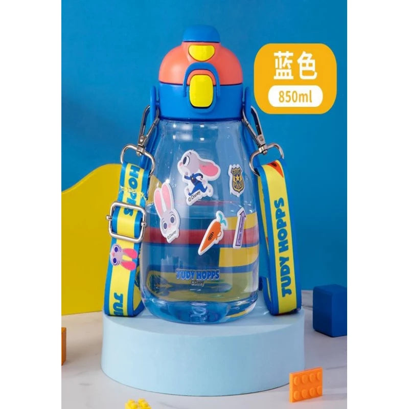 850ml Plastic Water Bottle – Two Drinking Options for Convenience