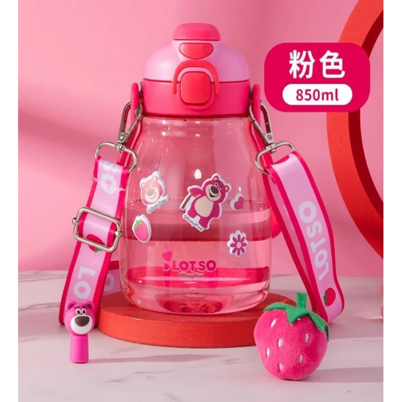 850ml Plastic Water Bottle – Two Drinking Ways for Convenience