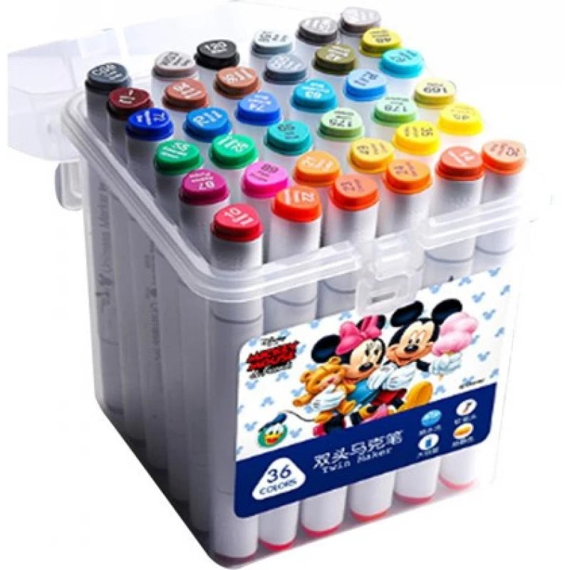 36pcs Marker Pen Set - Vibrant Colors & Precision