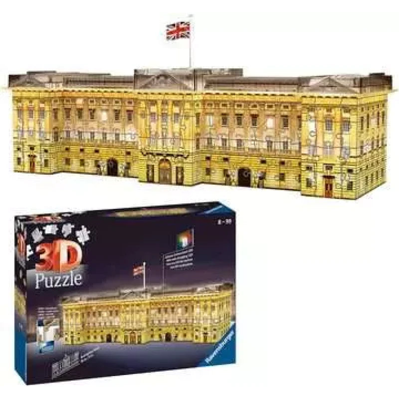 Ravensburger | 3D Puzzle 216 pieces Buckingham Palace Illuminated Adult