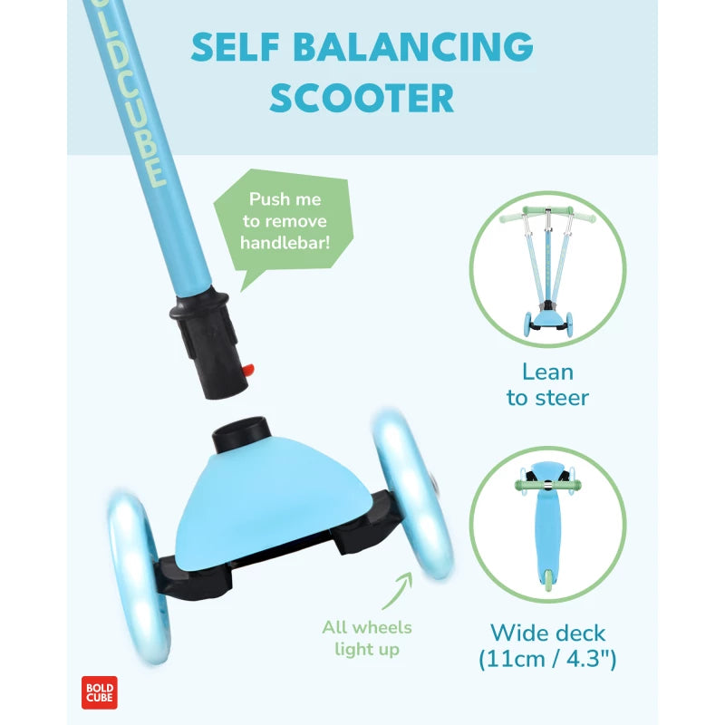 Boldcube Teeny Blue Three-Wheel Scooter | Ages 3-6