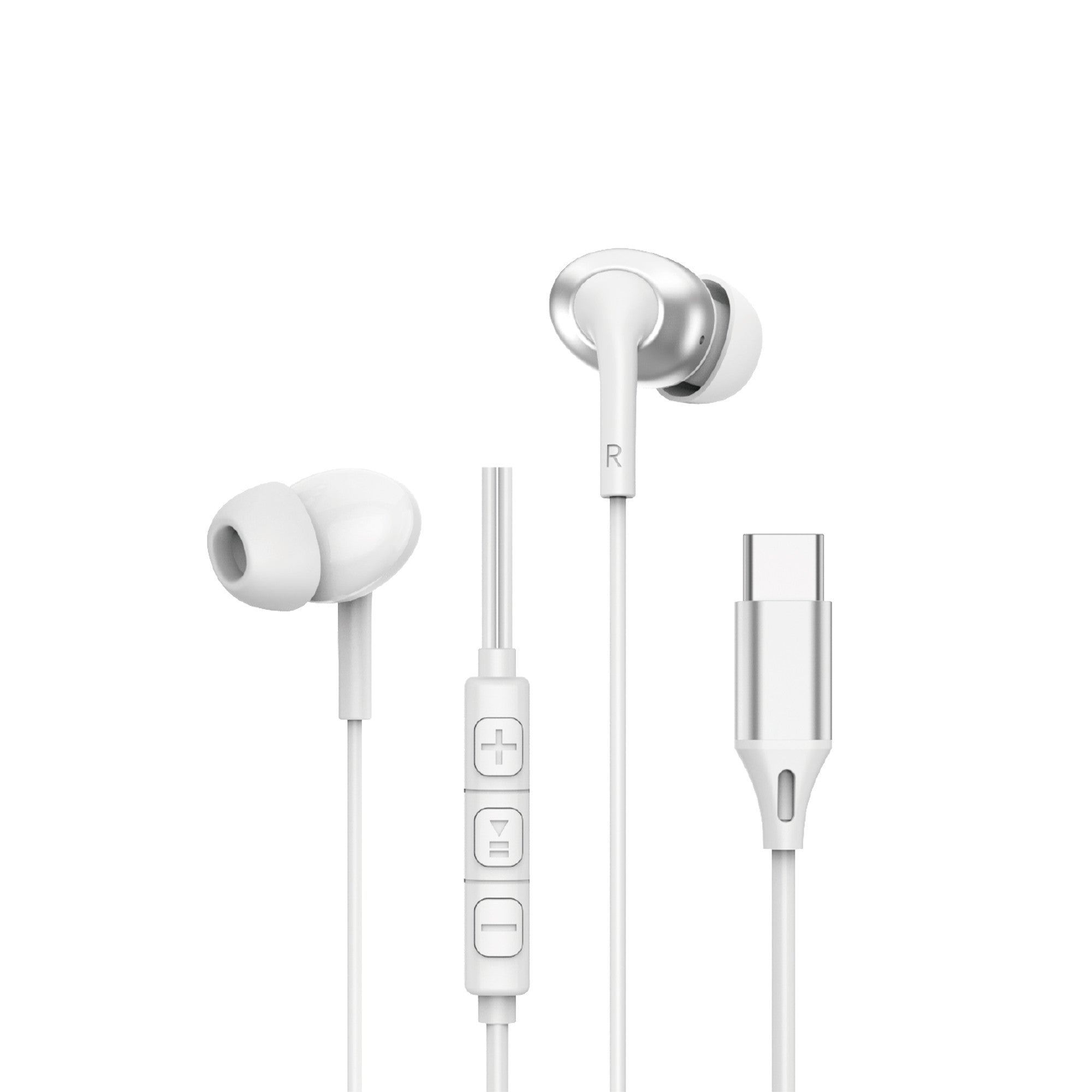WiWU EB318 Type-C Wired Earbuds – Clear Stereo & HD Calls