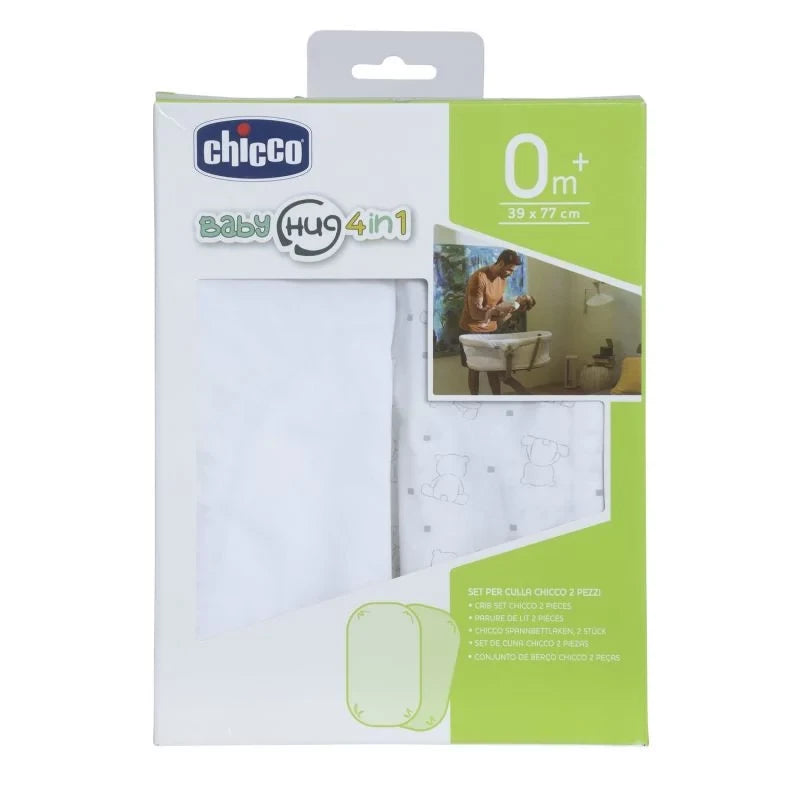 Chicco Baby Hug Bedding Set – Bear, 2 Pieces