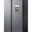 TCL P650SBS 607L Side-by-Side Refrigerator | Twin Eco Inverter | Water Dispenser | LED | Silver