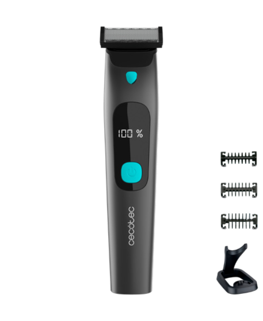 Cecotec PrecisionCare OneShave Screen IPX7 — 90 Min Cordless Shaver with Digital Display