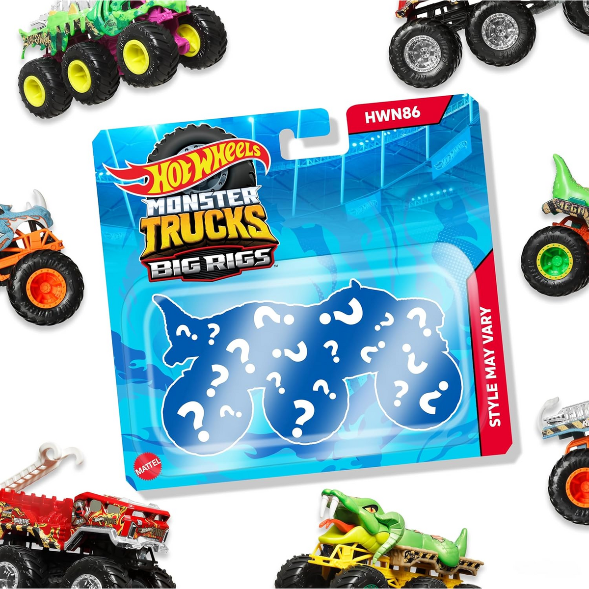 Hot Wheels Monster Rigs 1:64 – Assorted