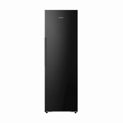 Hisense RL5K480SBFE Pure Fit Upright Refrigerator 370L Black Steel - Front View No Frost