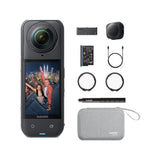 Insta360 X5 Essentials Bundle | X5 Camera + Extra Battery + 114cm Invisible Selfie Stick