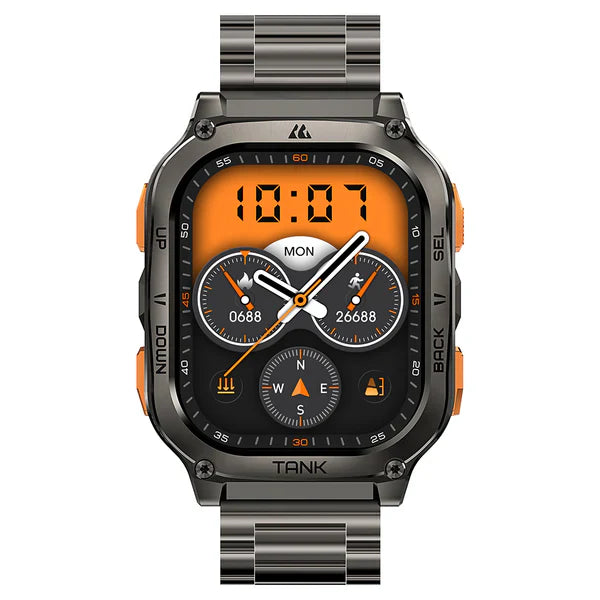 KOSPET TANK M3 ULTRA – ساعة ذكية مقاومة للصدمات والماء