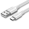 UGREEN USB-A 2.0 to USB-C Cable Nickel Plating 2m (White)