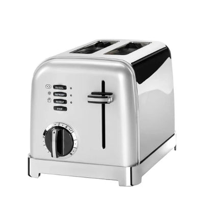 محماصة خبز Cuisinart CPT160SE | شريحتين – 900 واط فضي