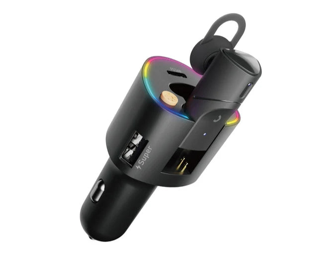 Lenyes CA888 Dual USB Car Charger – Black