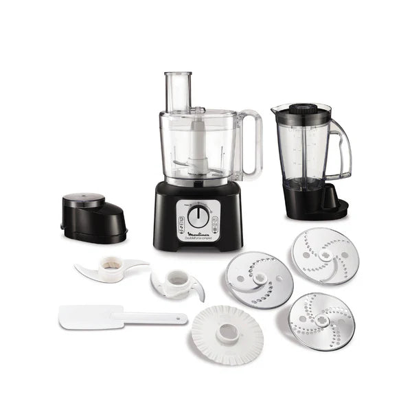 MOULINEX DOUBLE FORCE COMPACT FOOD PROCESSOR 29FUNCTIONS 800W