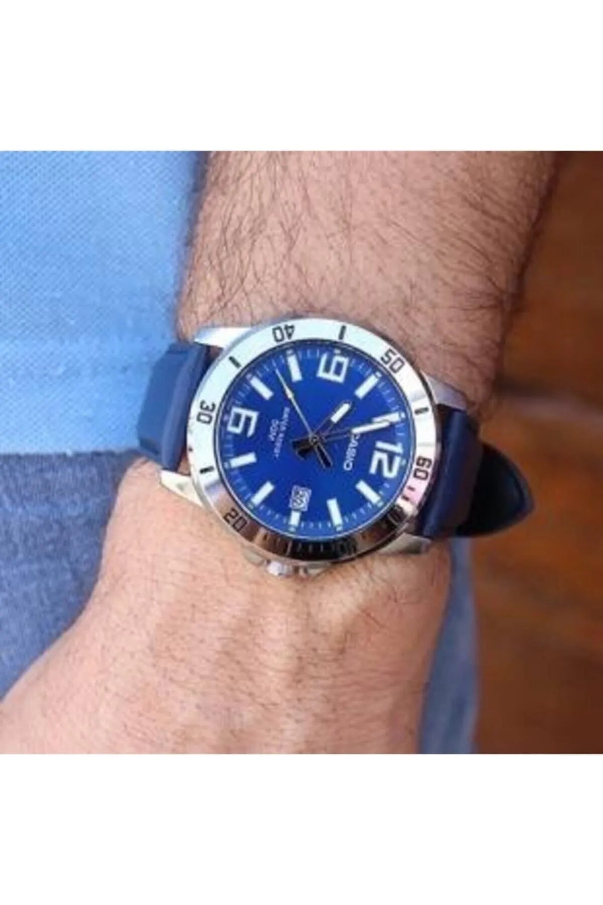 CASIO MTP-VD01L-2B MEN WATCH