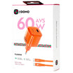 DOMO FLASHIO 60W Nylon Type-C to Type-C Charger Orange
