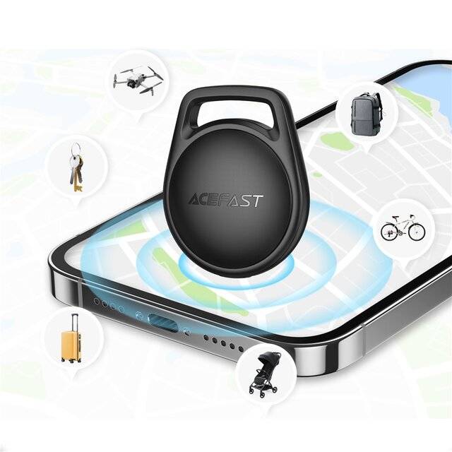 متعقب ACEFAST S2 4-Pack Apple Find My مفاتيح وحقائب