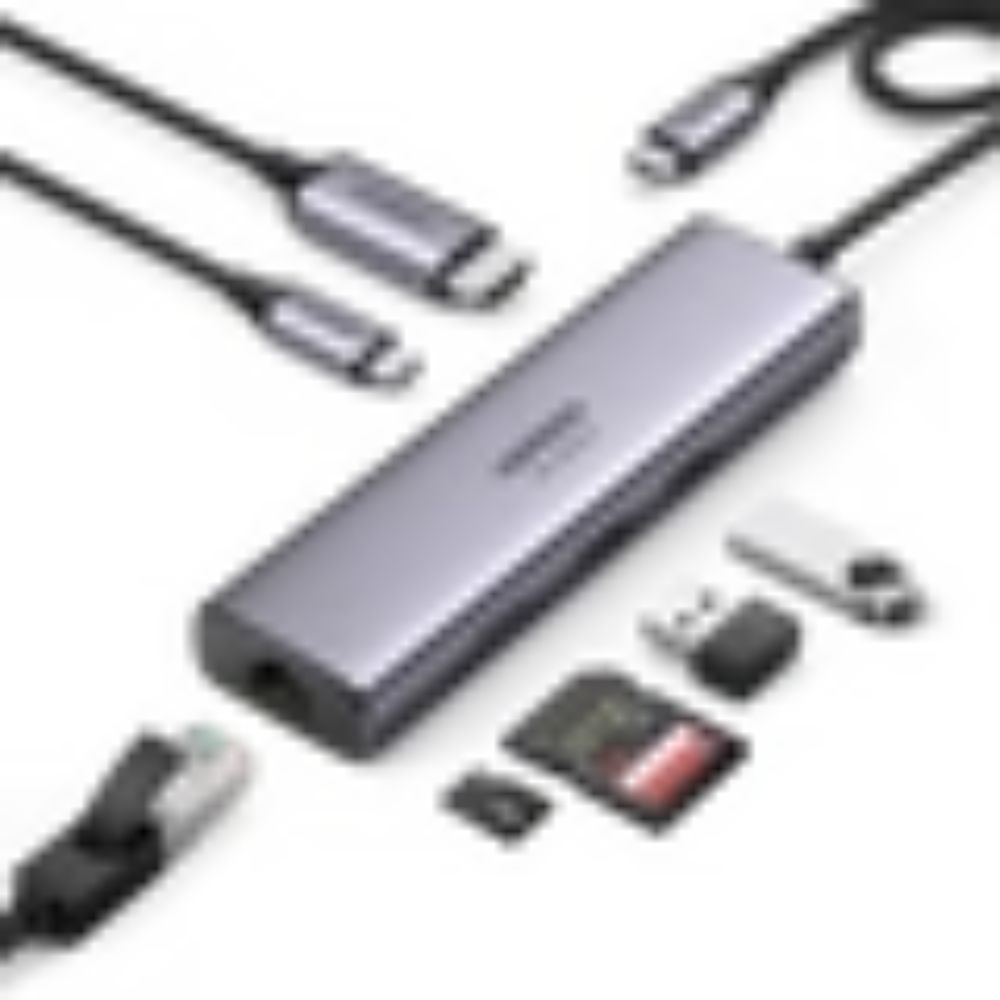 UGREEN موزع USB-C 7 في 1 مع HDMI بدقة 4K وطاقة PD