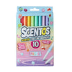 Scentos Scented Pastel Color Fine Line Markers, Pack Of 10