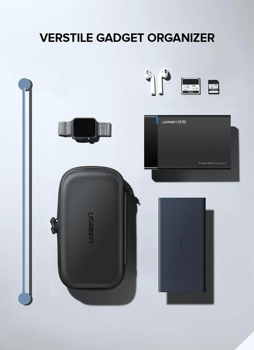 يوجرين حقيبة تخزين قرص صلب حجم كبير 18*9.5*5.5 سم