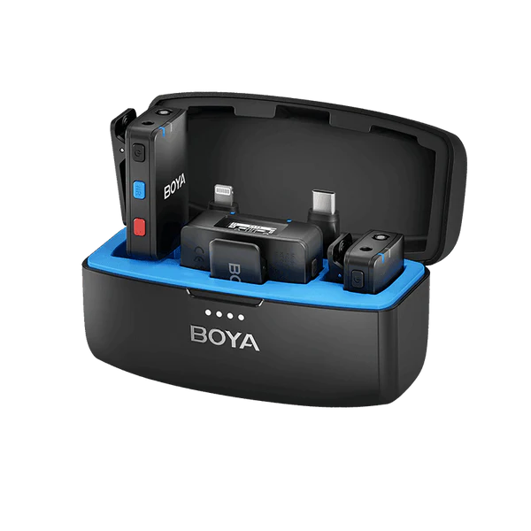 BOYA MIC - Wireless Mic with Onboard Recording for Pro Audio
