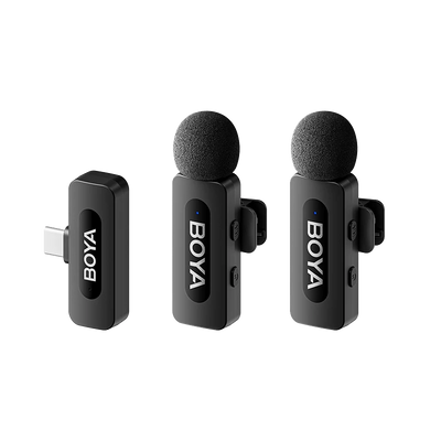 BOYA BY-V20 USB-C Wireless Dual Microphone | 100m Range |NC