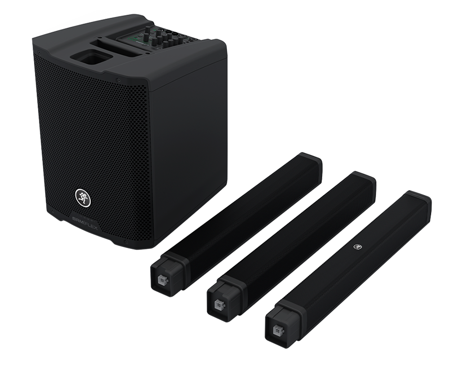 Mackie SRM-Flex Portable PA System with Column Speaker – 1300W