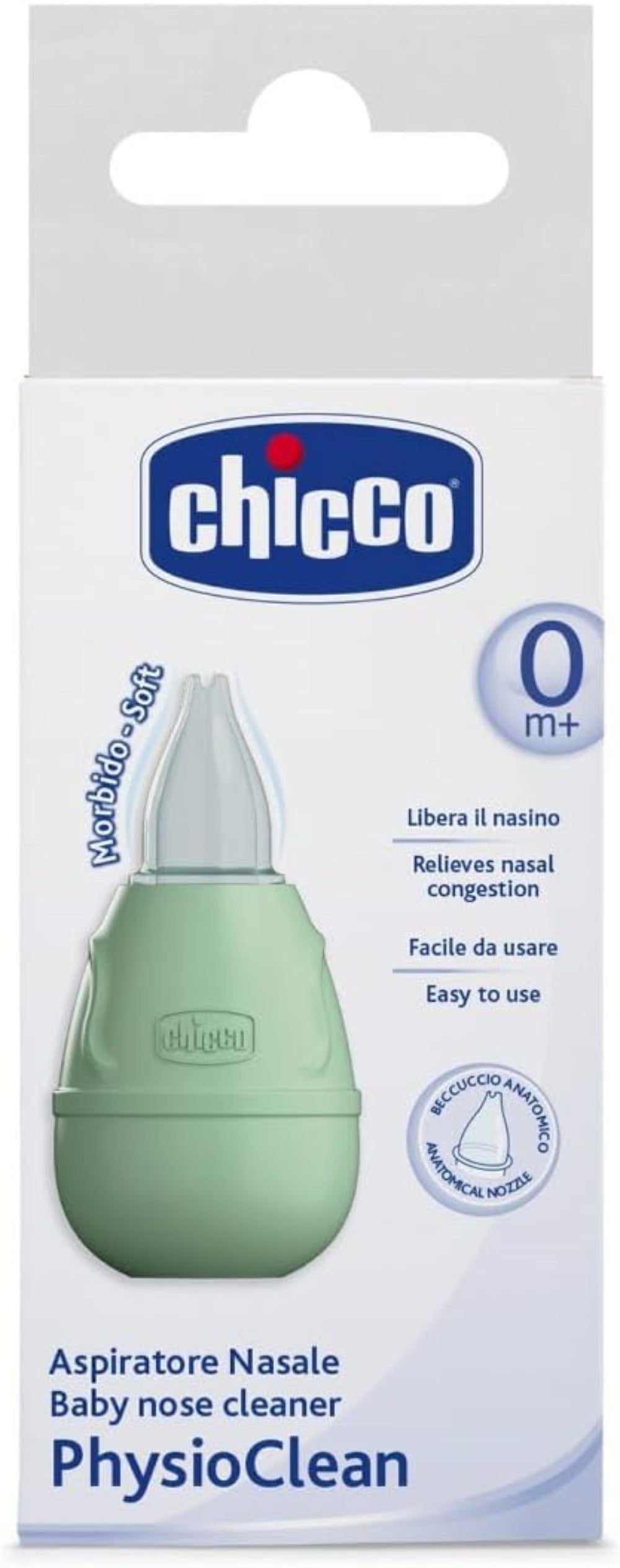 Chicco Traditional Nasal Aspirator Gentle & Effective Relief
