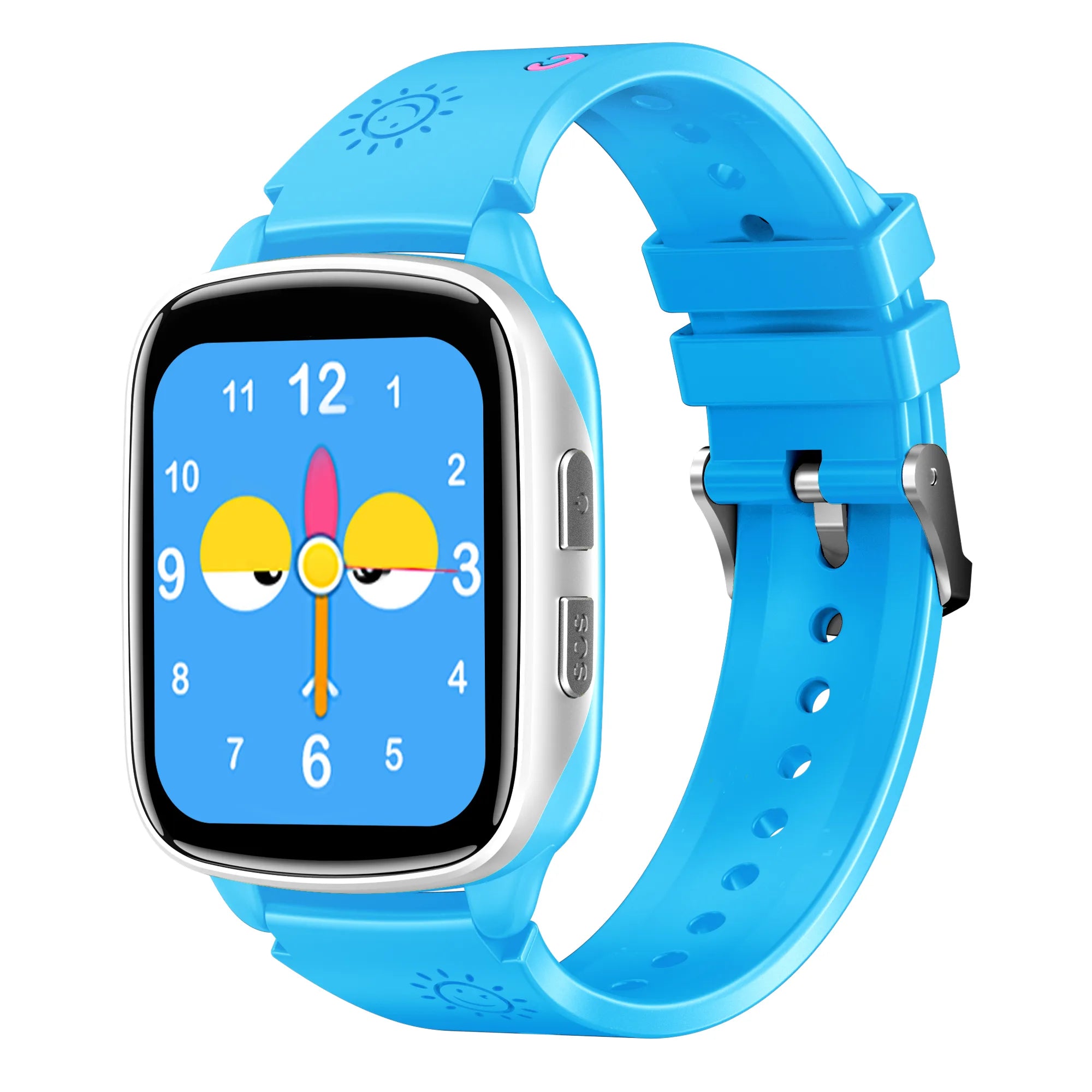 ساعة فيكوشا VB1 الذكية للأطفال بتقنية GPS و4G - SOS، ومعدل ضربات القلب، ومقاومة للماء IP67