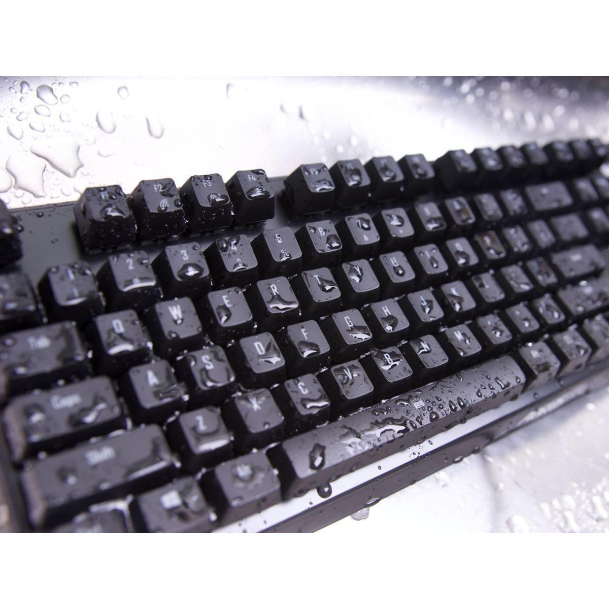 لوحة مفاتيح الألعاب الميكانيكية GIGABYTE AORUS K9 Red Switch، مقاومة للرذاذ، إضاءة خلفية RGB كاملة، مفاتيح قابلة للتبديل، تصميم مفتاح عائم