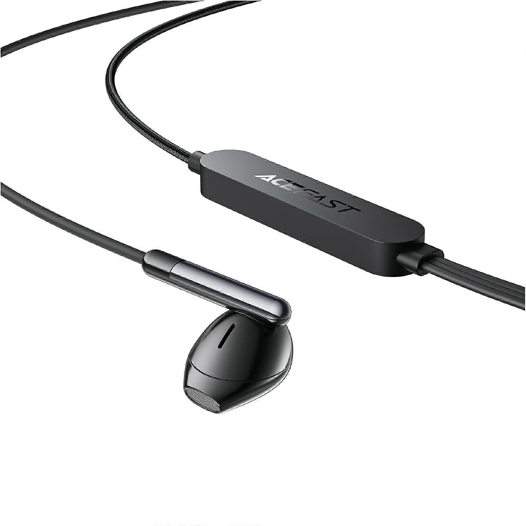 ACEFAST L12 USB-C Semi In-Ear Karaoke Wired Earphones – Built-In Mic | Live Streaming | 4 Audio Modes | Low Latency
