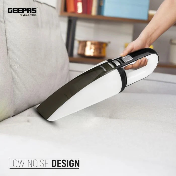 Geepas Cordless Handheld Vacuum HEPA Filter & Rechargeable