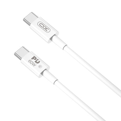 XO NB-Q190A USB-C to USB-C PD Cable 60W – 1M White