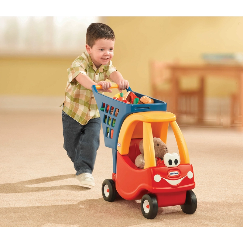 Little Tikes Cozy Coupe Shopping Cart – Kids Pretend Play Grocery Cart