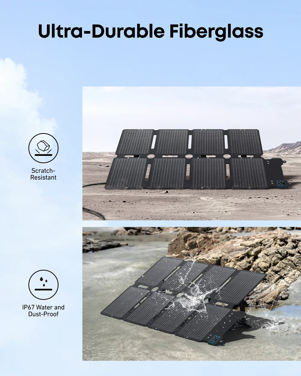 Anker SOLIX PS100X Foldable Portable Solar Panel
