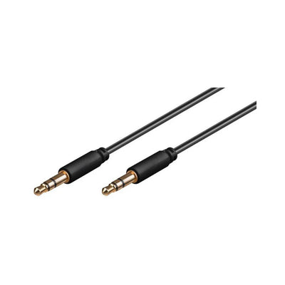 كابل MicroConnect AUX 3.5 مم ستيريو مطلي ذهب 1.5م