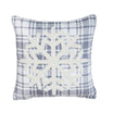 ARMN Azure Snowflake Embroidered Cushion Cover – Gray & White