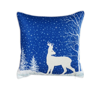 ARMN Azure Embroidered Pillow Cover – Elegant & High Quality