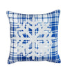 ARMN Azure Embroidered Pillow Cover – Elegant Blue & White
