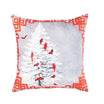 ARMN Azure Embroidered Pillow Cover – Elegant Handmade Design