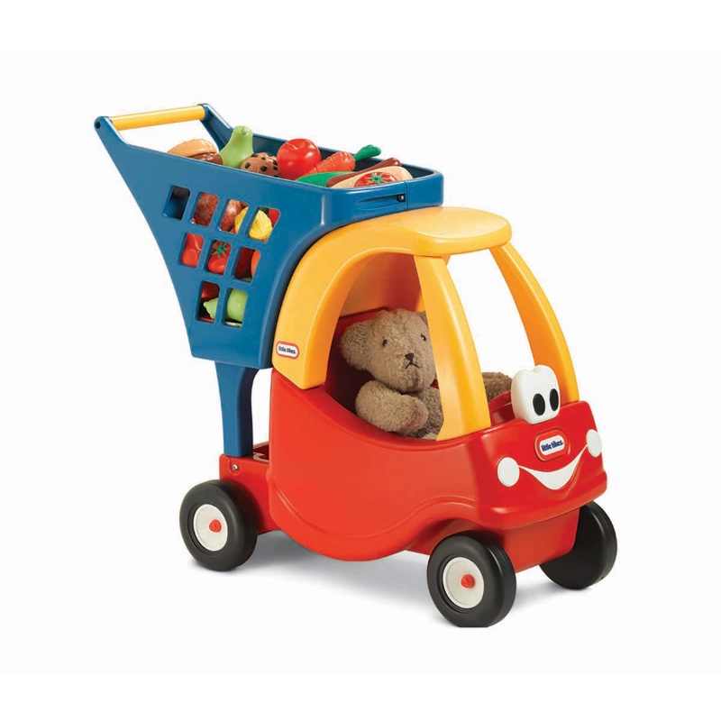 Little Tikes Cozy Coupe Shopping Cart – Kids Pretend Play Grocery Cart