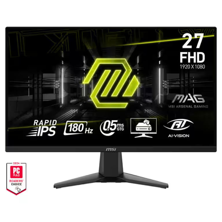 شاشة MSI MAG 275F 27″ للألعاب – 180Hz IPS، 0.5ms، HDR