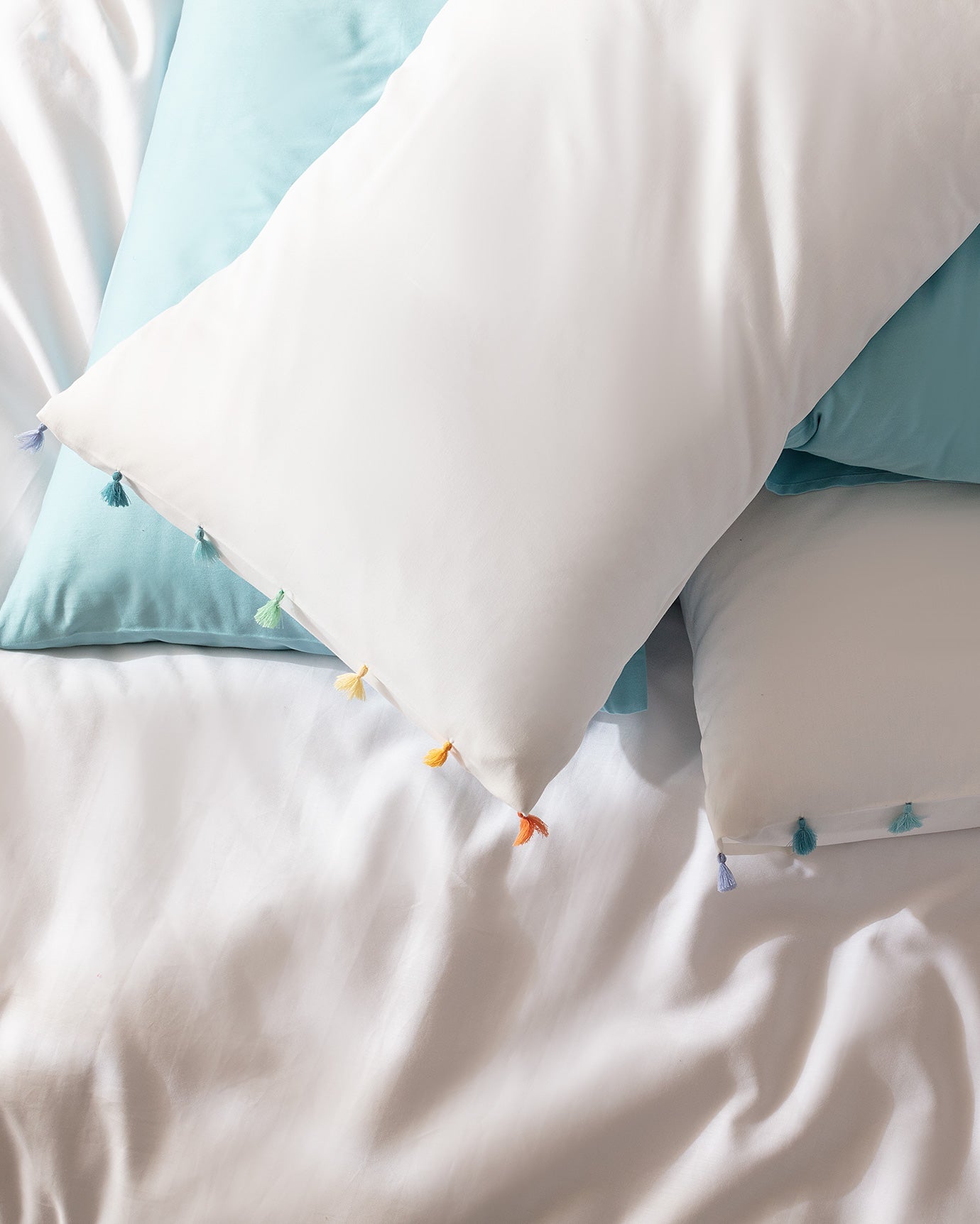 Pin Double Size Satin Duvet Cover Set - Madame Coco JO