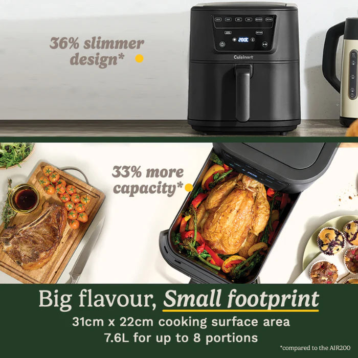 Cuisinart Compact Max Air Fryer 7.6L 2000W | AFS8OBLE