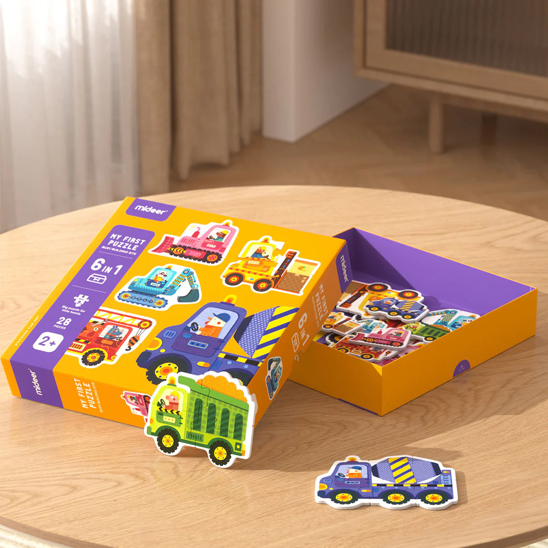 لعبتي التركيب الأولى من ميدير – موقع البناء