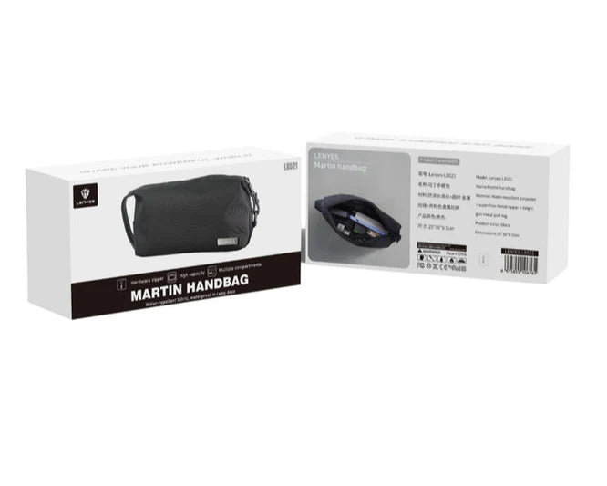 LENYES LB521 Martin Handbag – Compact & Elegant – Black