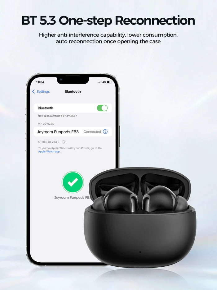 Joyroom Funpods Wireless Earphones Clear Sound Comfort & Fast Charging
