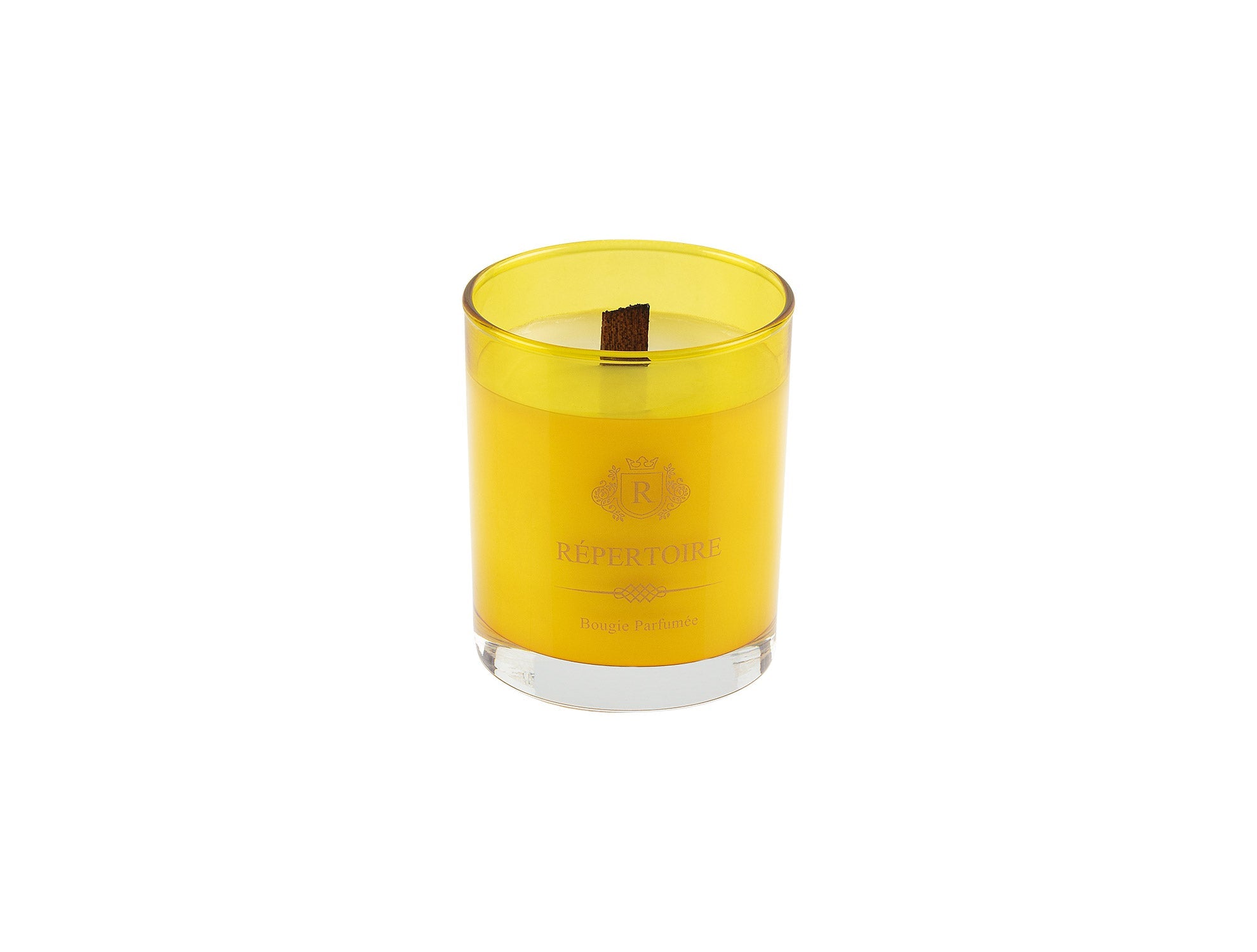 Répertoire Scented Wooden Wick Glass Candle - Madame Coco JO